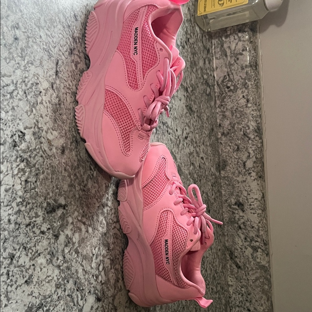 Madison NYC Kids Pink Sneakers